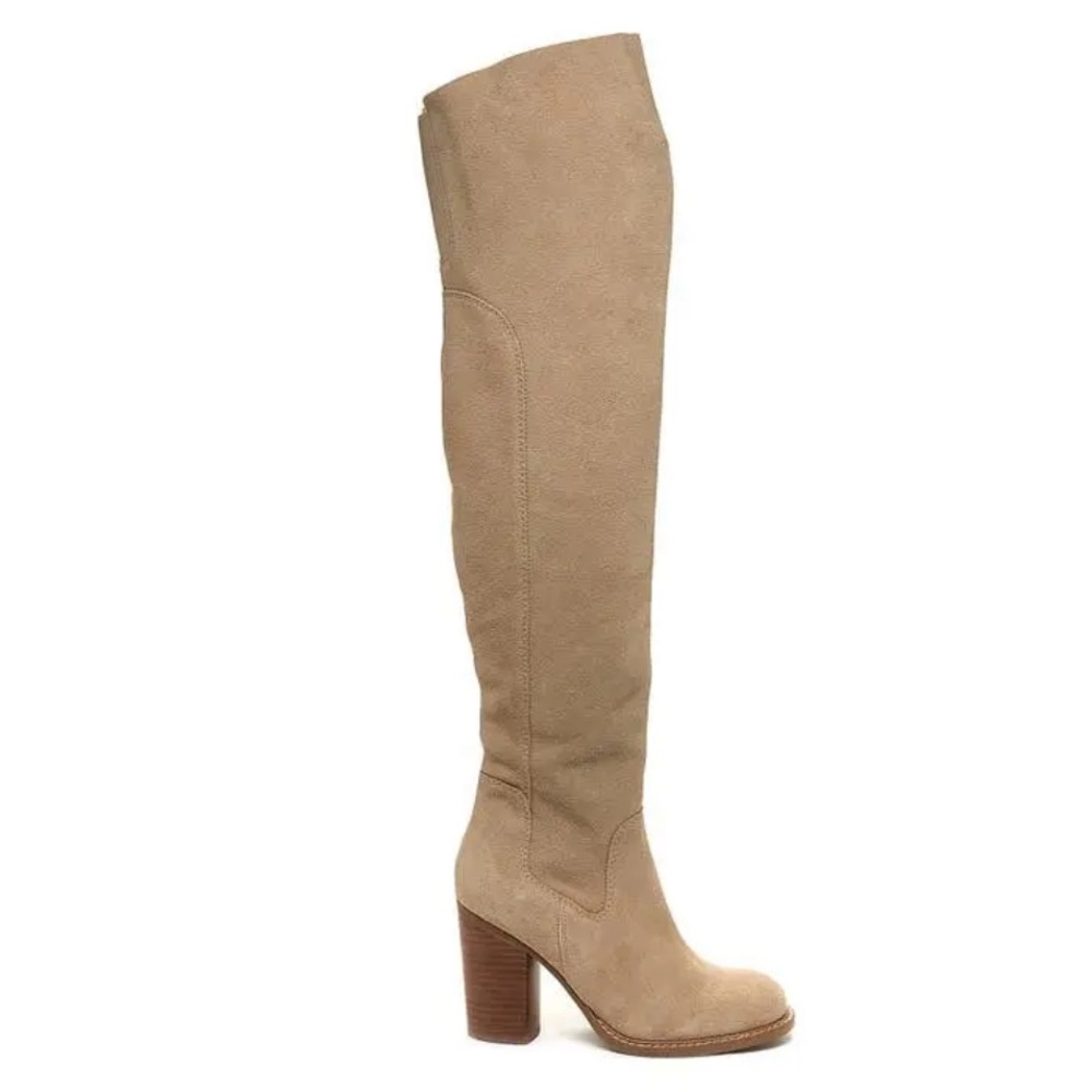 NWD Kelsi Dagger Logan Fawn Wide Calf Boots Size 5.5